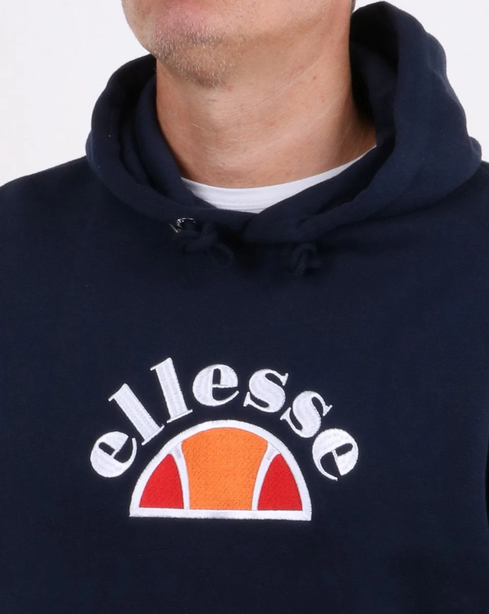 Ellesse Arc Logo Hoody Navy - Image 2
