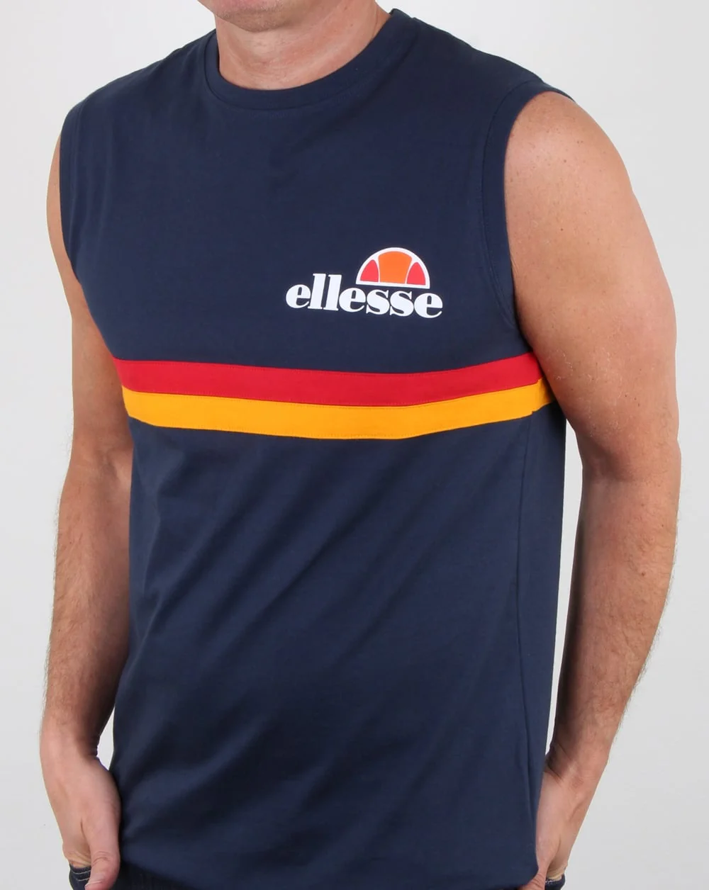 Ellesse Aversa Vest Navy - Image 4