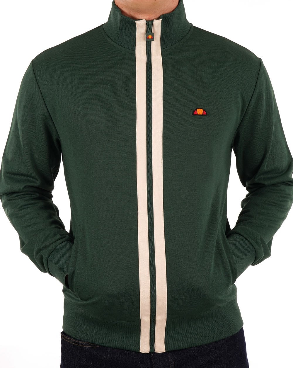 Ellesse Berlusoni Track Top Dark Green - Image 3