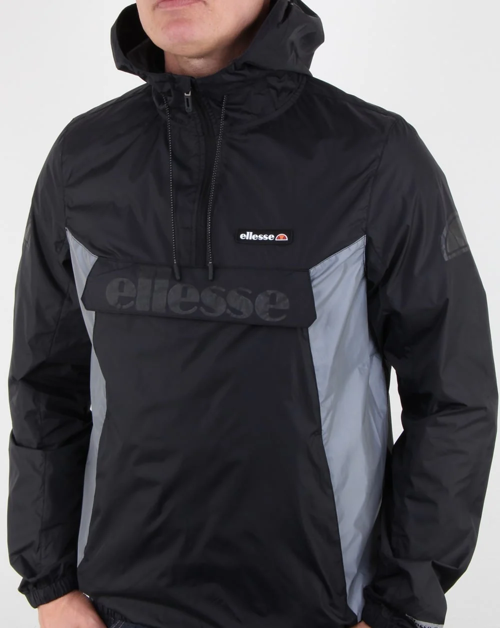 Ellesse Berto Half Zip Jacket Black - Image 2