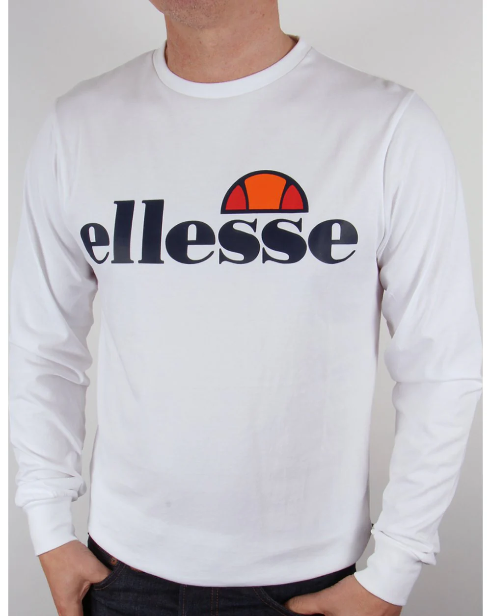Ellesse Bianchi L/s Logo T-shirt White