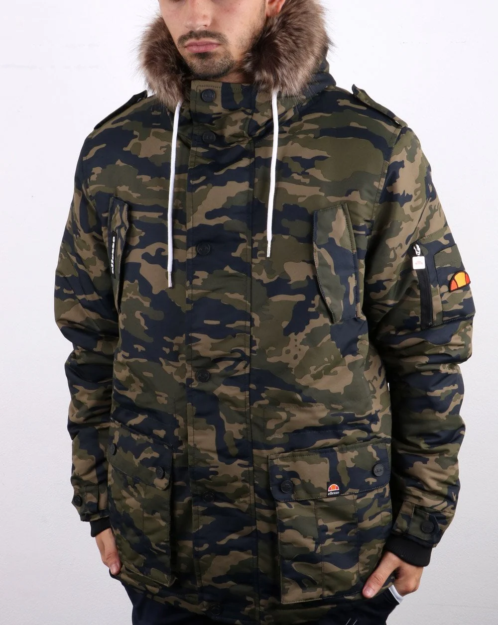 Ellesse Blizzard Parka Camo - Image 5