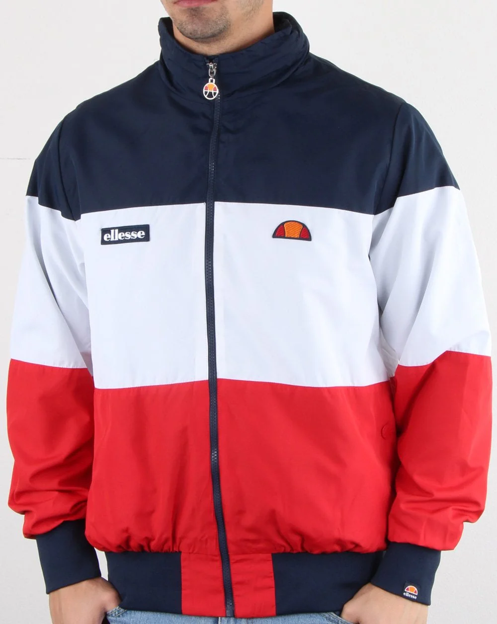 Ellesse Block Jacket Red/White/Navy