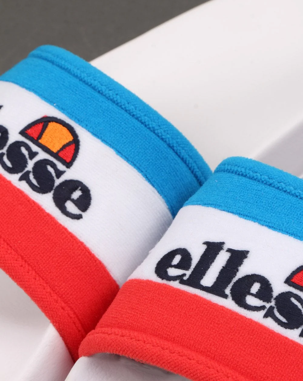 Ellesse Borgaro Slider Red/White/Blue - Image 3