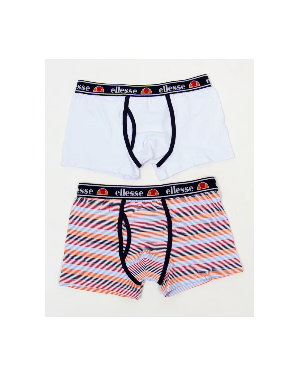 Ellesse Boxer Shorts Twin Pack White/multi