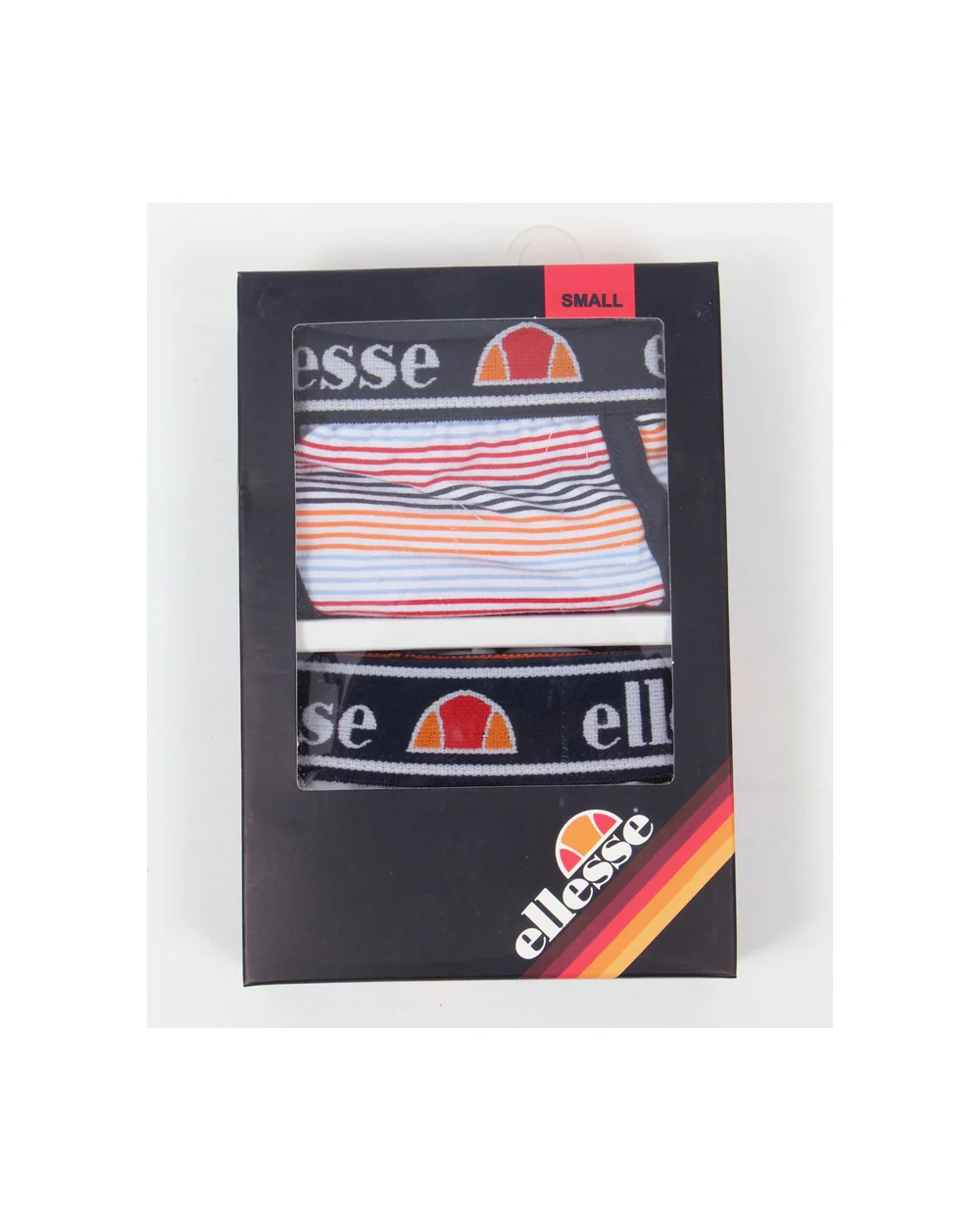 Ellesse Boxer Shorts Twin Pack White/multi - Image 2