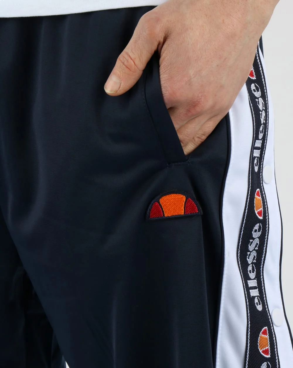 Ellesse Brizzi Popper Pants Navy - Image 2