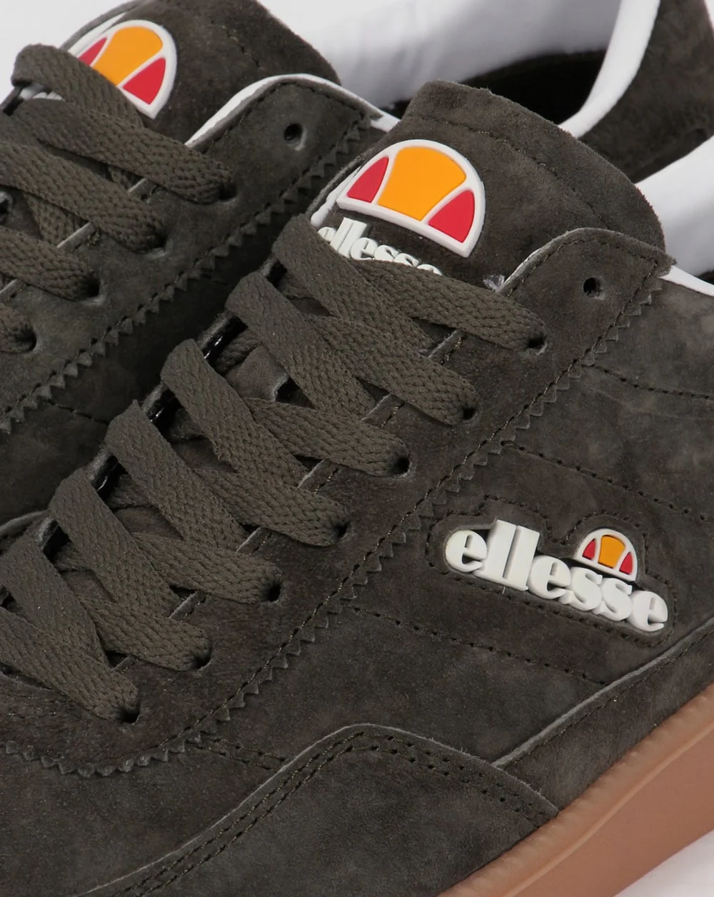 Ellesse Calcio Trainers Khaki/Gum - Image 4
