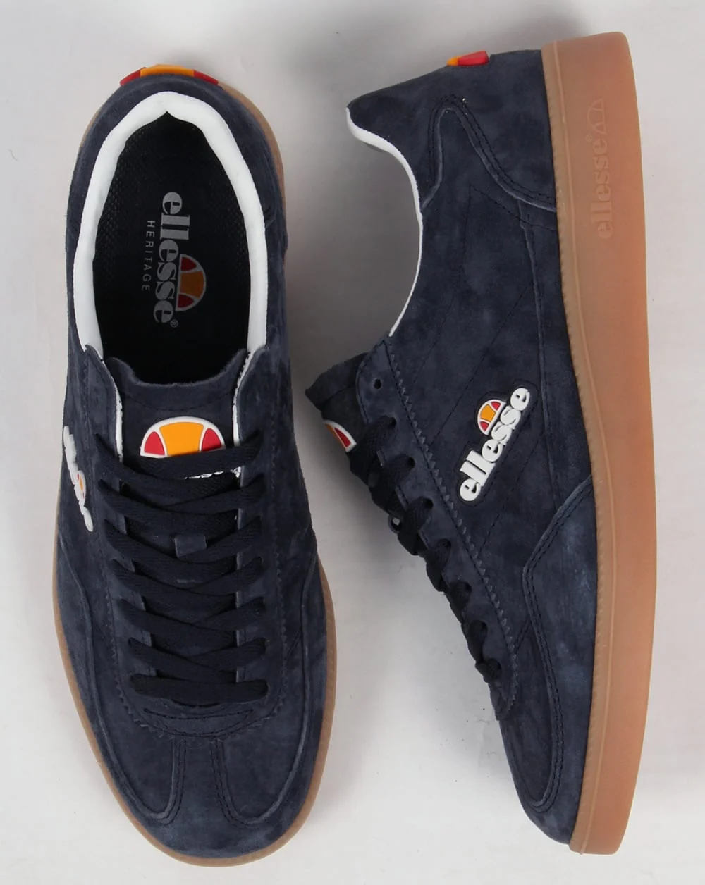 Ellesse Calcio Trainers Navy/Gum - Image 2