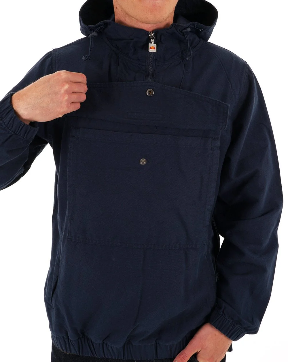 Ellesse Canvas OH Jacket Navy - Image 4