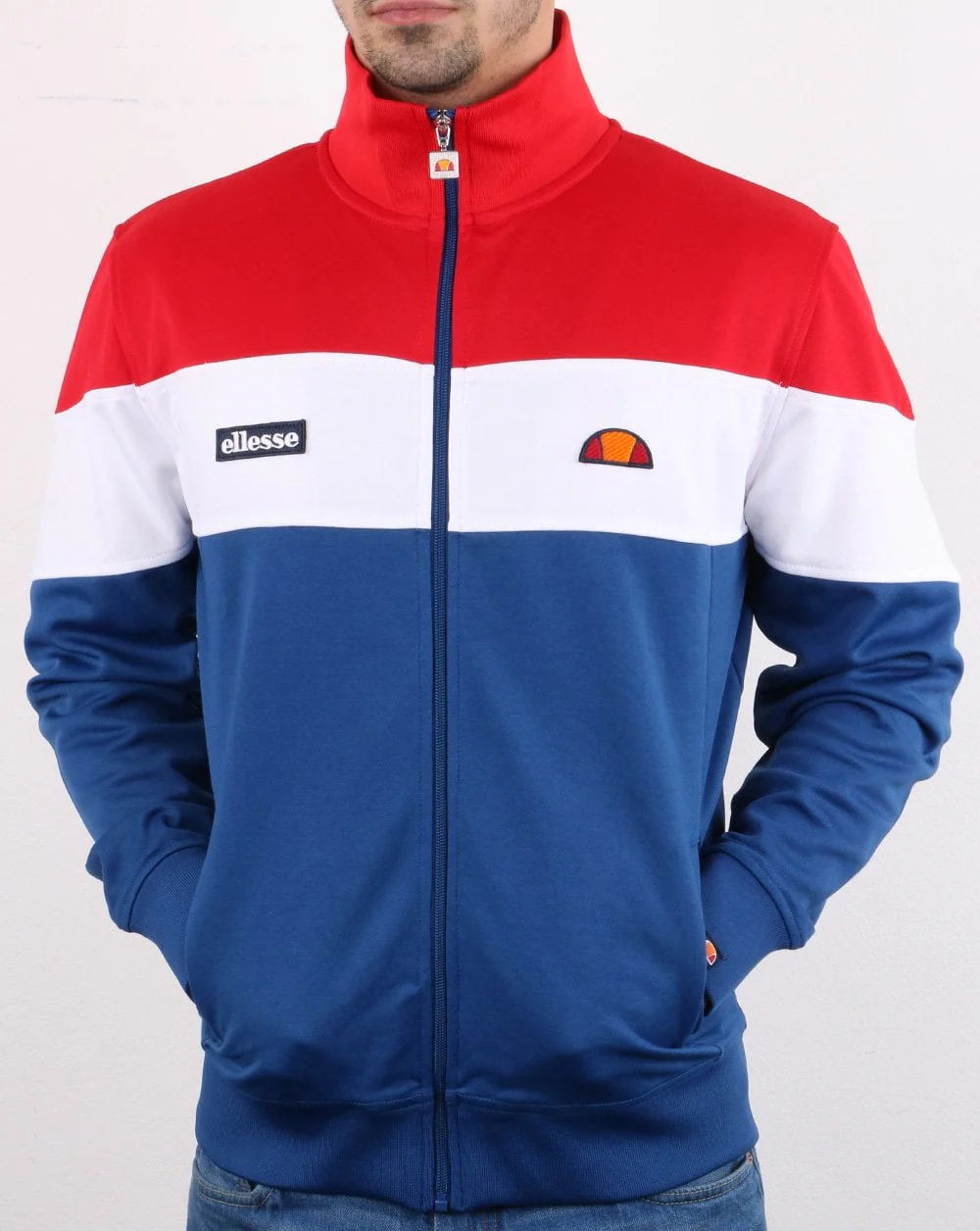 Ellesse Caprini Track Top Blue/white/red - Image 2