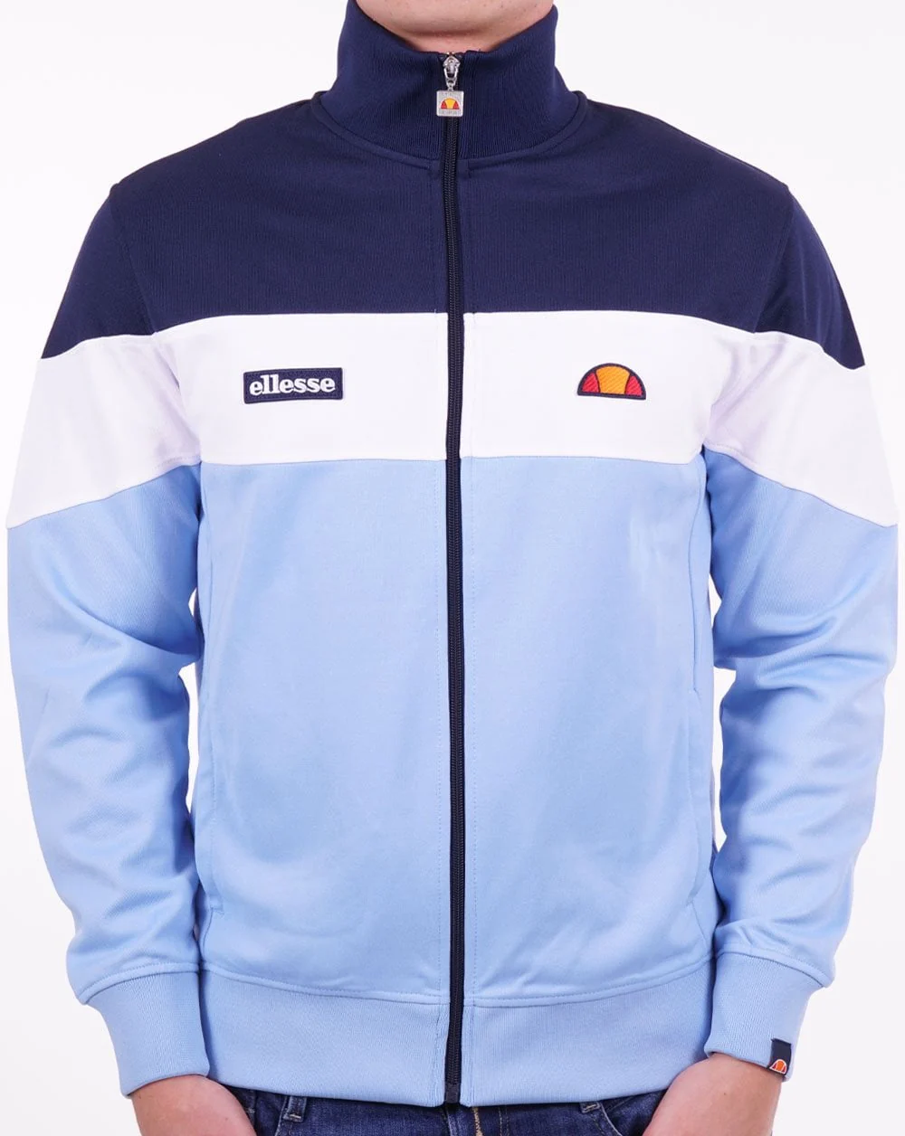 Ellesse Caprini Track Top Sky Blue - Image 2