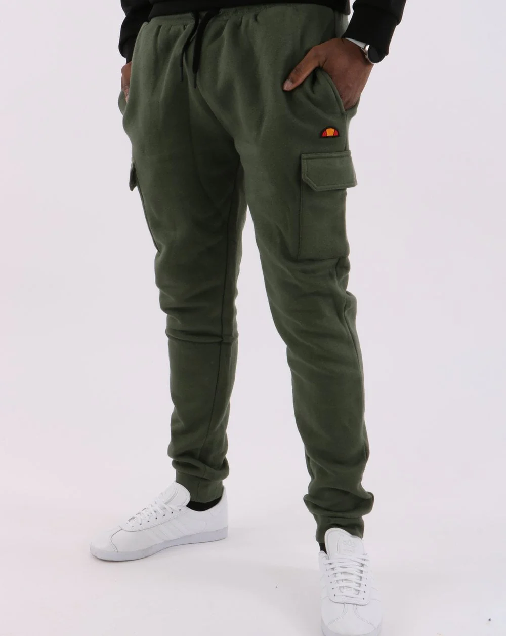 Ellesse Cargo Track Pants Dark Green