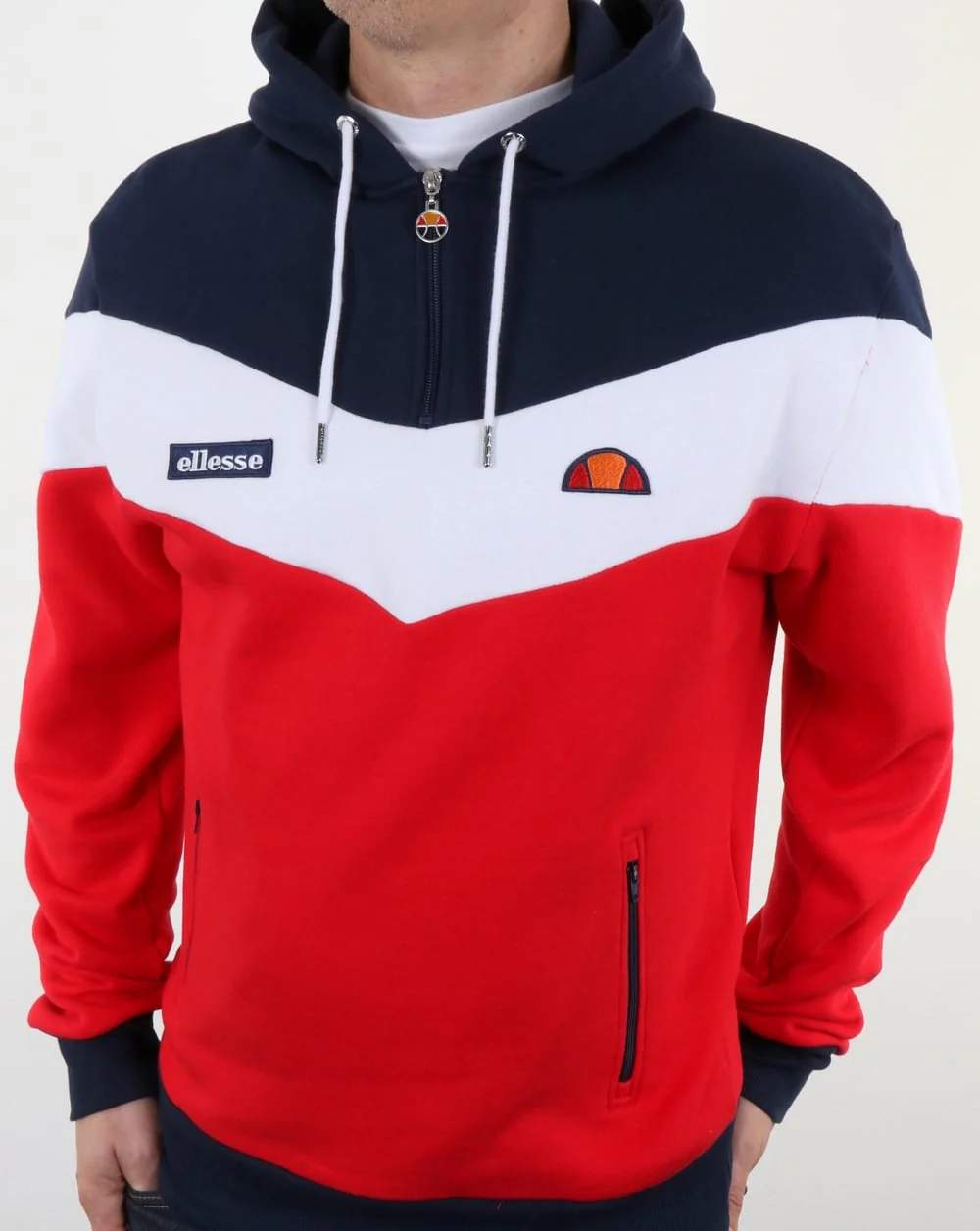 Ellesse Caserta Hoody Red/White/Navy