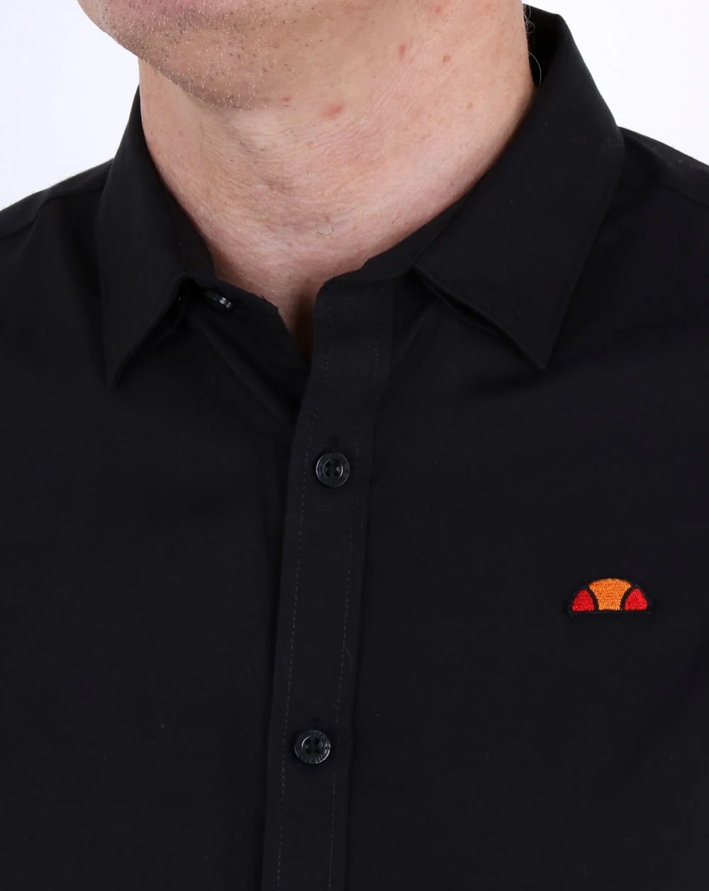 Ellesse Castello Short Sleeve Shirt Black - Image 2