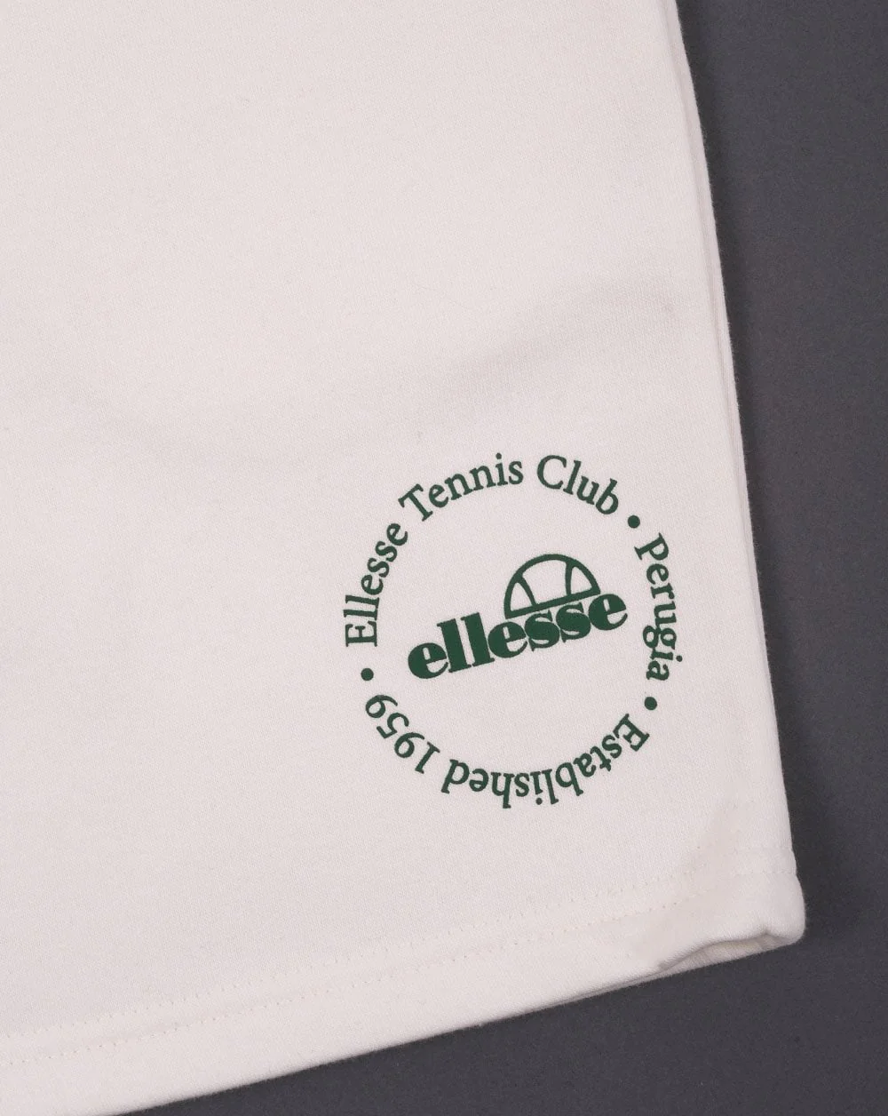 Ellesse Casual Sweat Shorts Off White - Image 2
