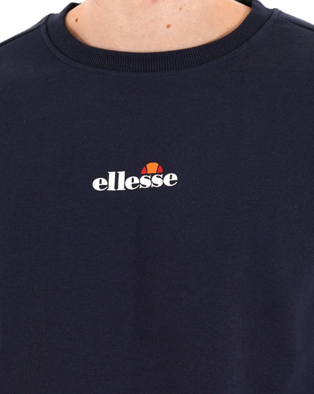 Ellesse Chest Logo Sweatshirt Navy - Image 2