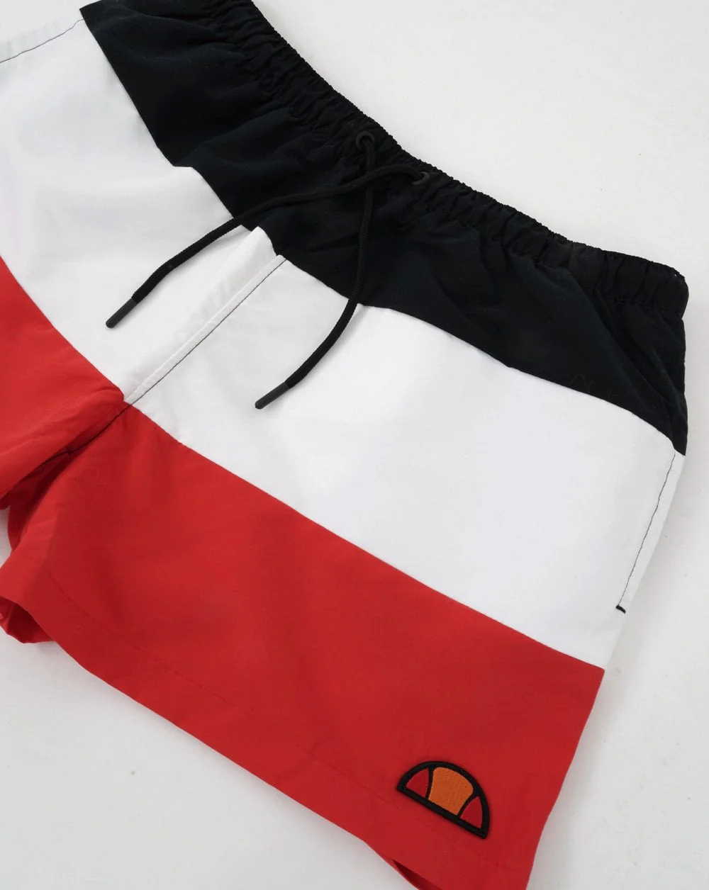 Ellesse Cielo Swim Shorts Black/White/Red - Image 2