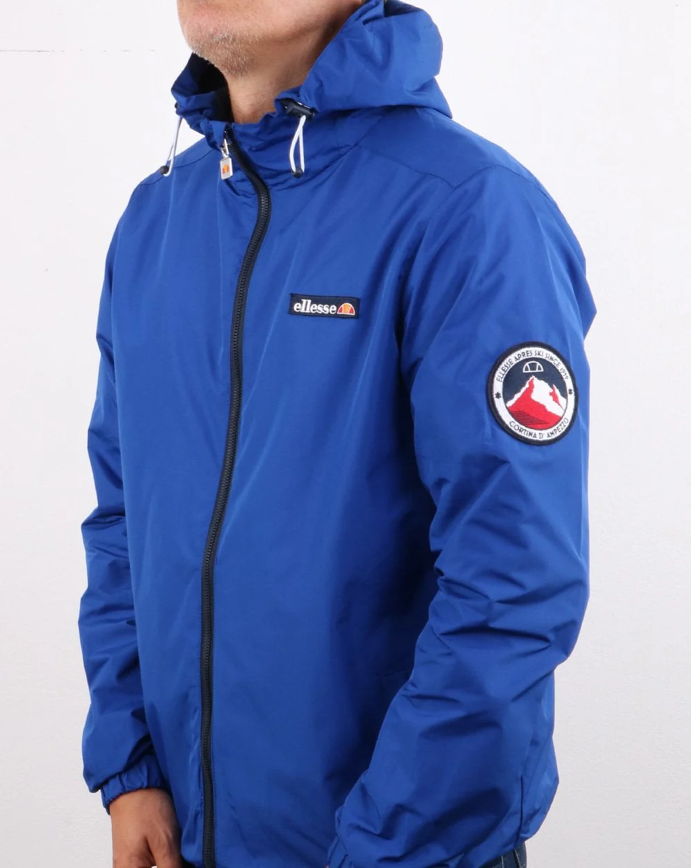 Ellesse Coated Shell Jacket Blue - Image 2
