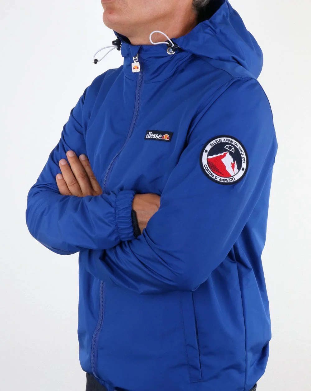 Ellesse Coated Shell Jacket Deep Royal - Image 3