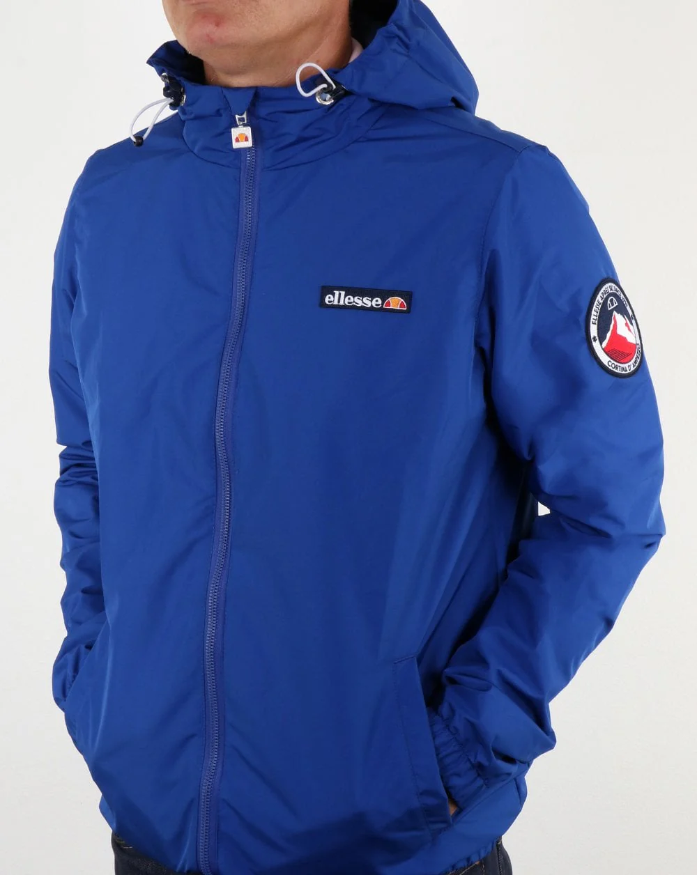 Ellesse Coated Shell Jacket Deep Royal - Image 4