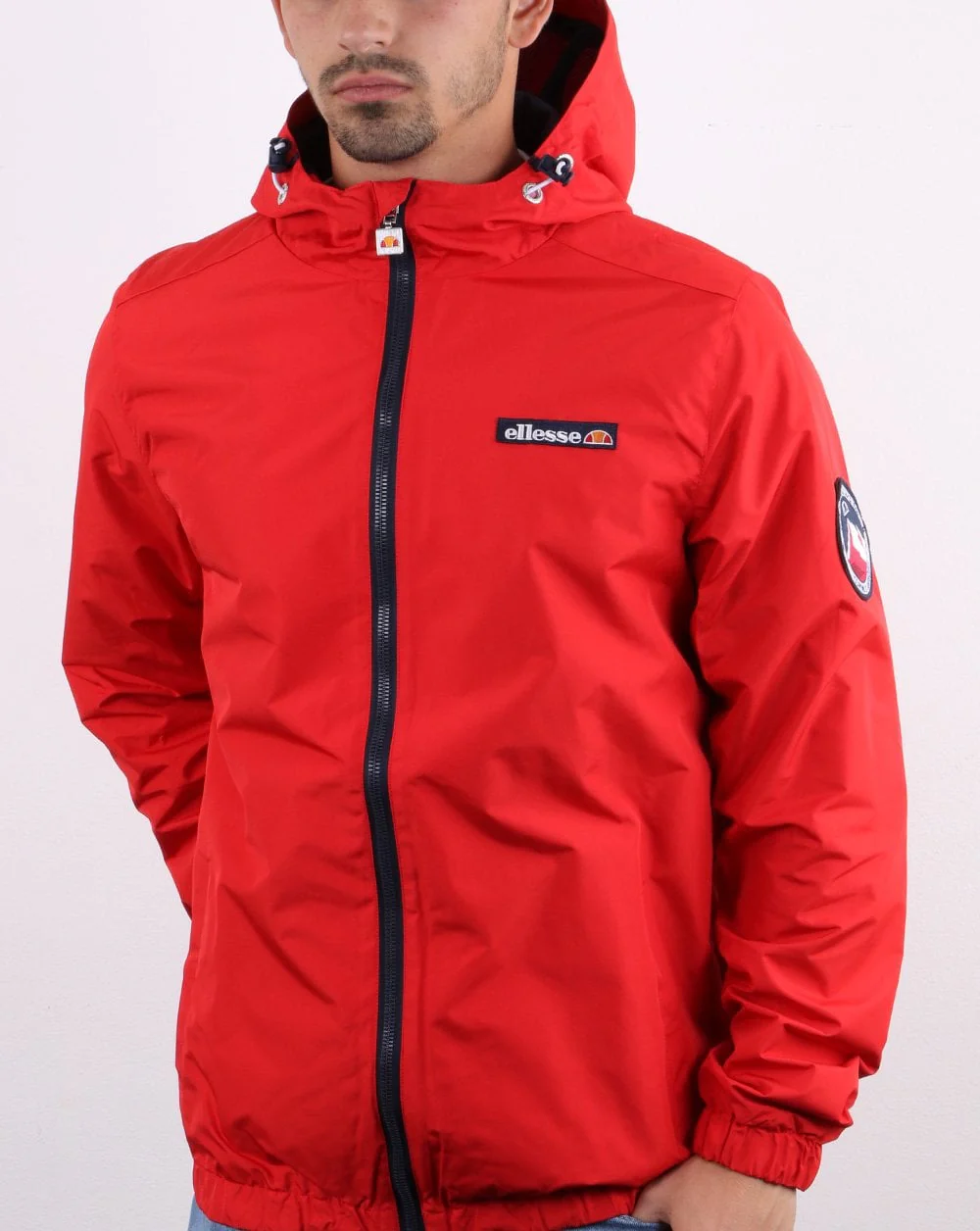 Ellesse Coated Shell Jacket Red - Image 2
