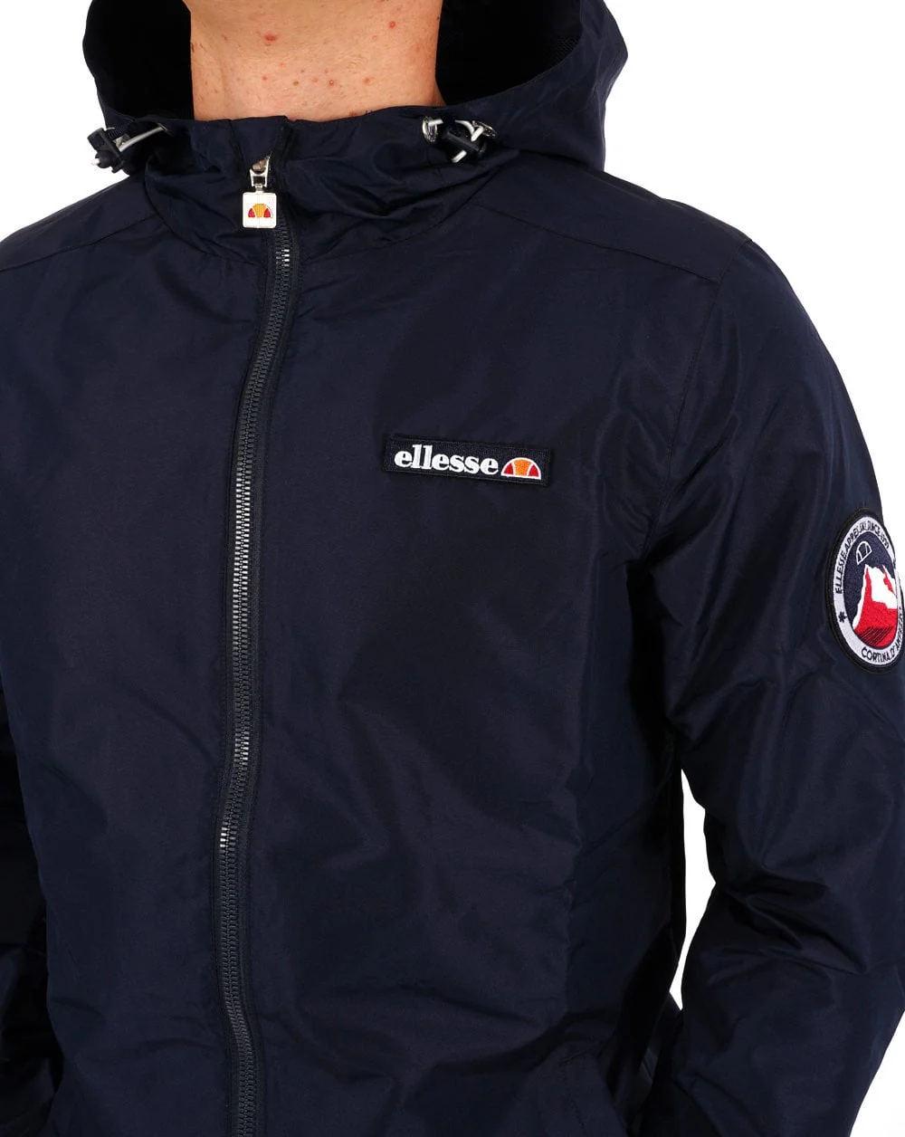 Ellesse Coated Terrace Jacket Navy - Image 4