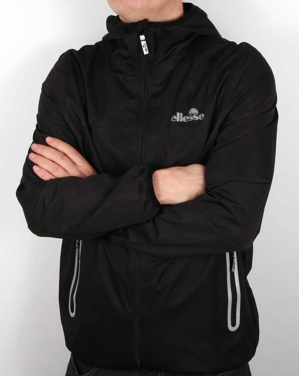 Ellesse Comabbio Rain Jacket Black - Image 4