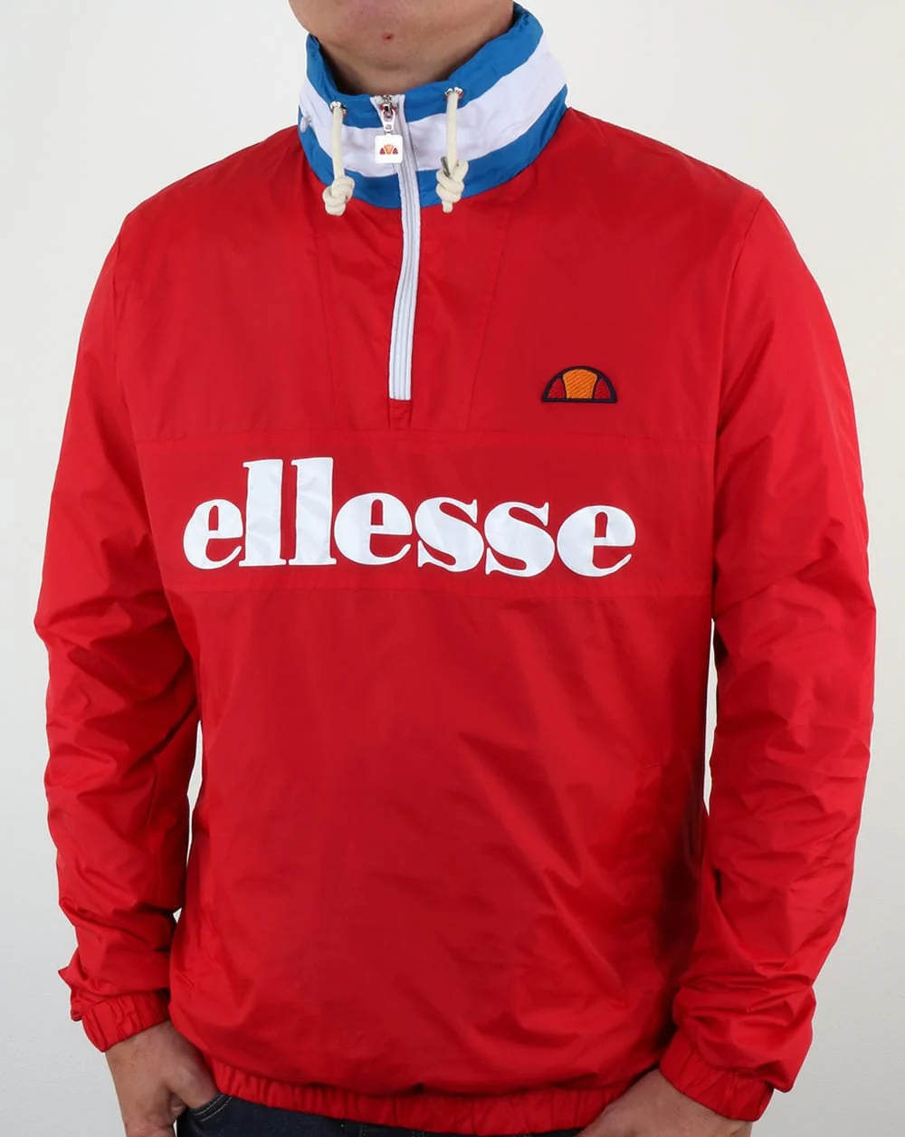 Ellesse Continental Hooded Jacket Red - Image 2