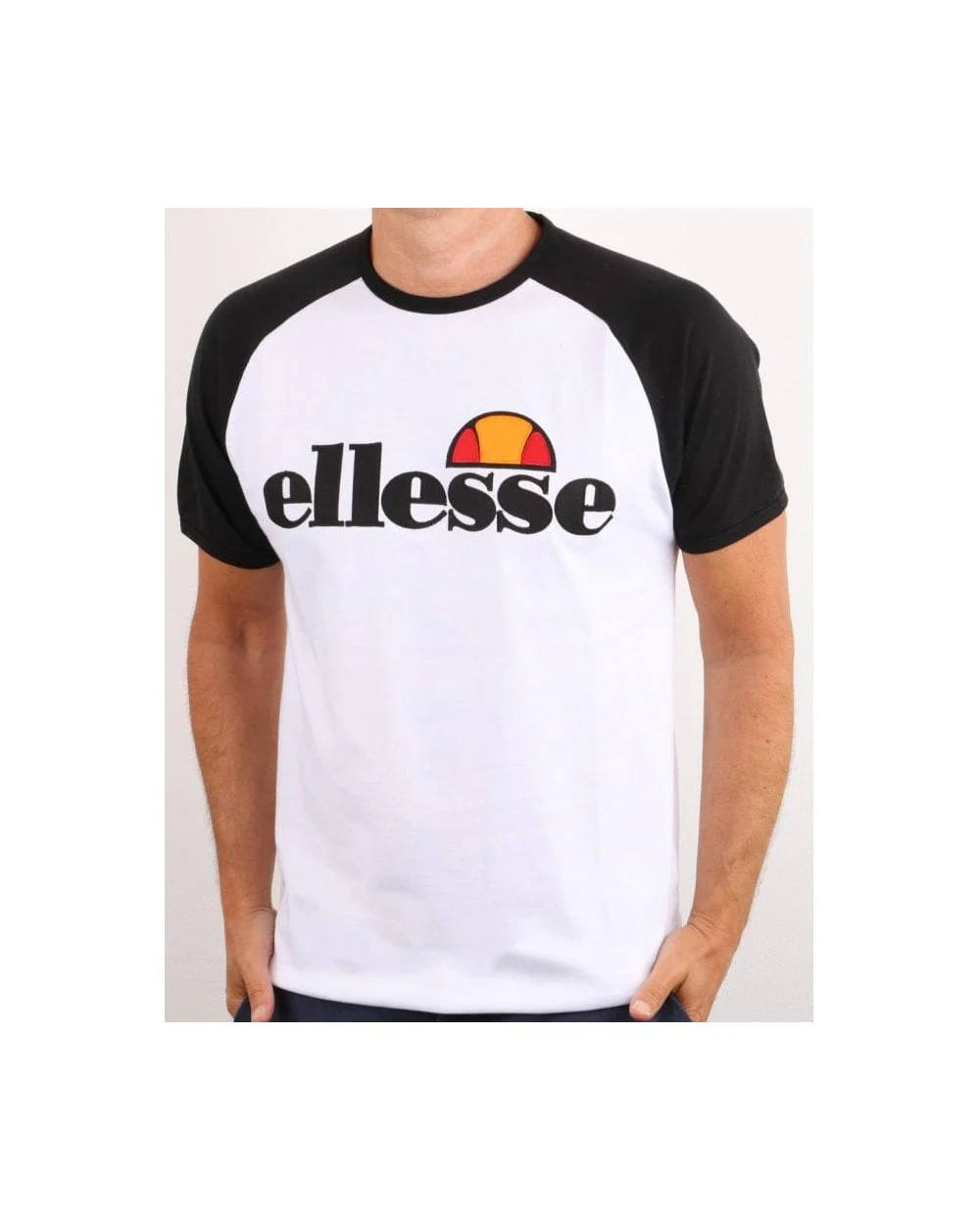 Ellesse Corp T Shirt White/black