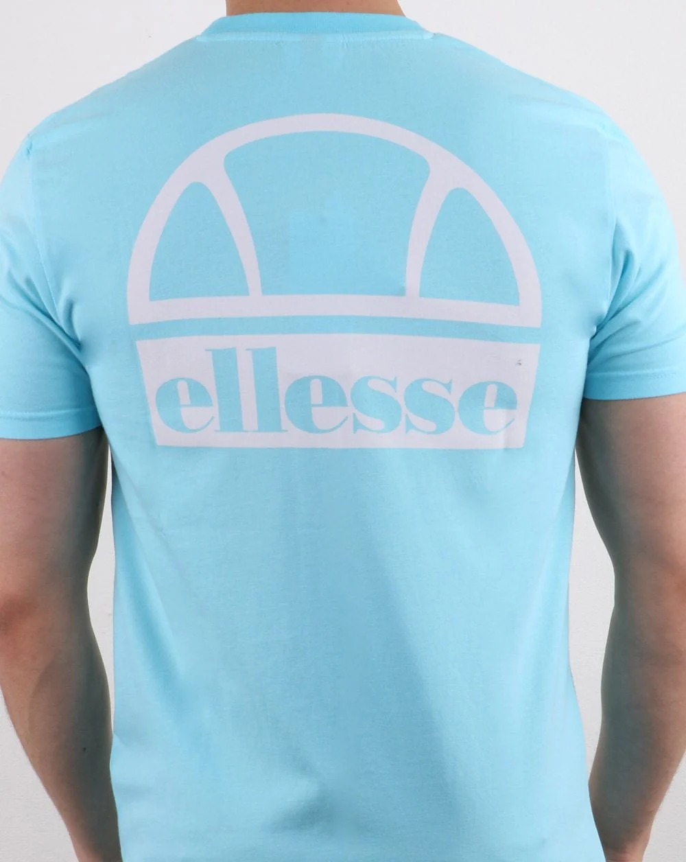 Ellesse Cuba Overdyed T Shirt Neon Blue - Image 5