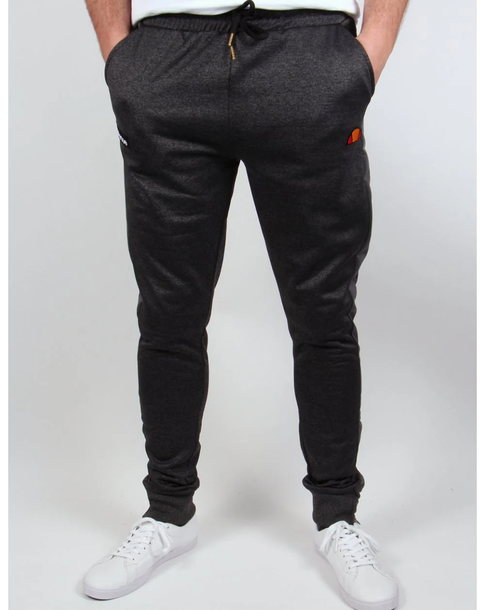Ellesse Damiani Track Bottoms Charcoal Marl