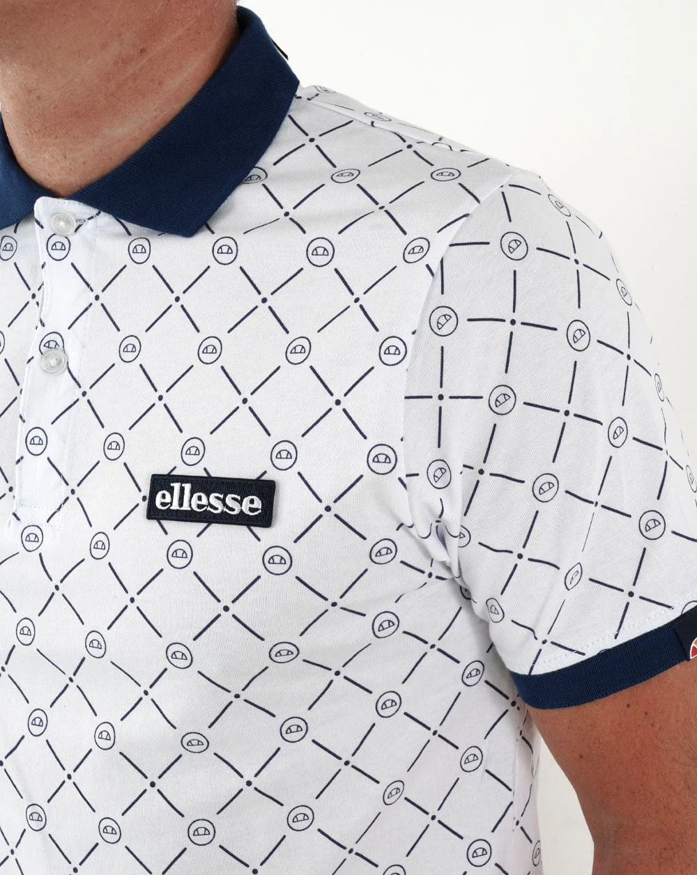 Ellesse Defy Polo Shirt White - Image 2