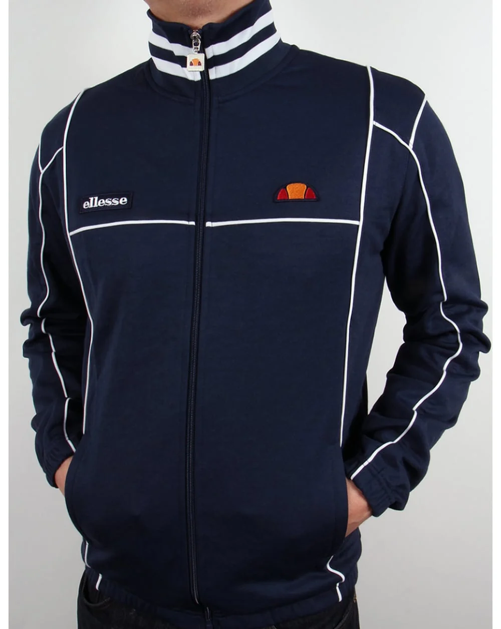 Ellesse Dolamiti Track Top Navy - Image 2