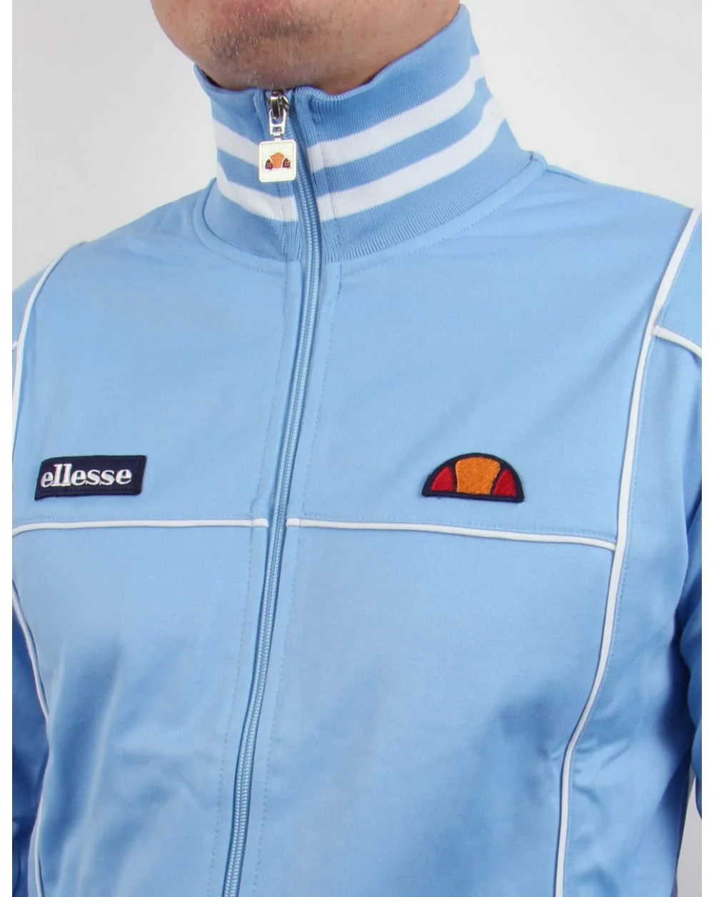 Ellesse Dolamiti Track Top Sky Blue - Image 2