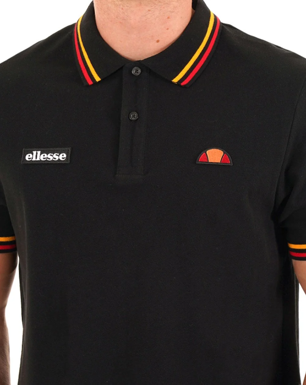 Ellesse Doran Polo Shirt Black - Image 2
