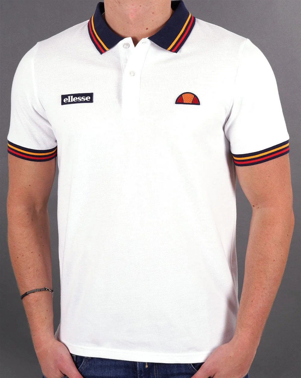 Ellesse Doran Polo Shirt White