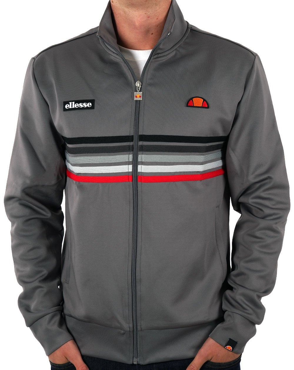 Ellesse Elite Track Top Grey - Image 3