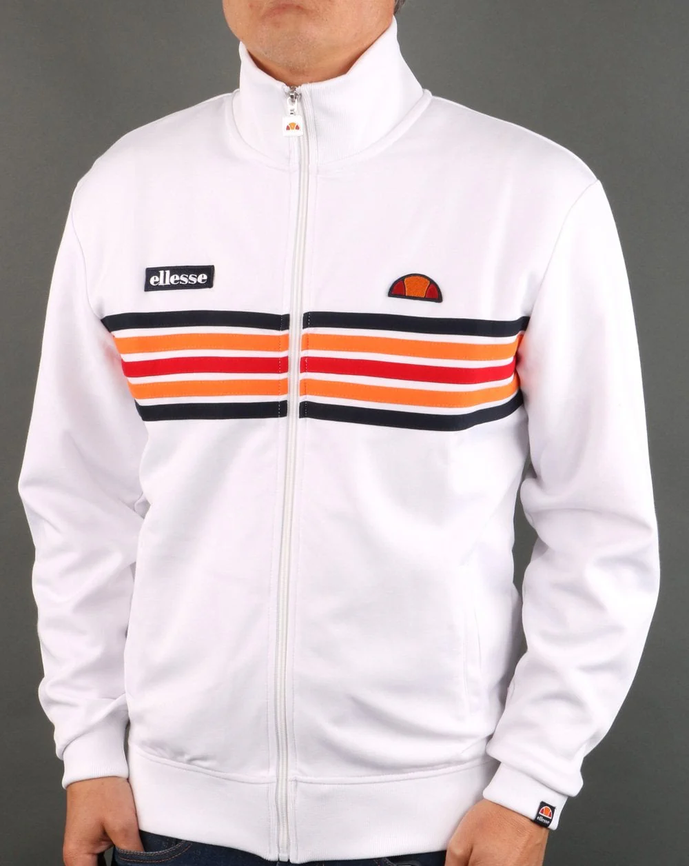 Ellesse Elite Track Top White - Image 3