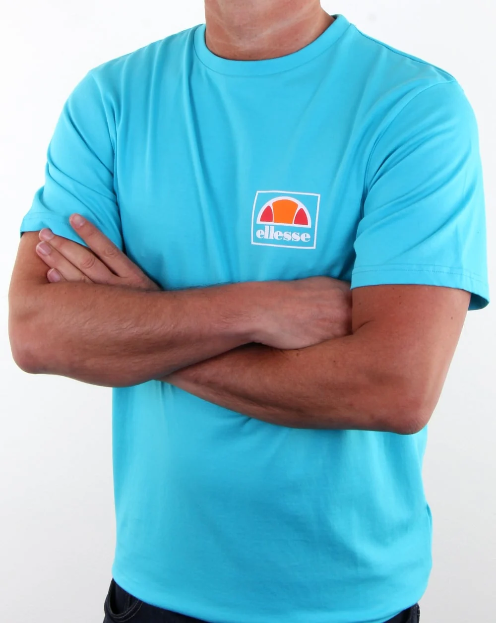 Ellesse Emeroni T Shirt Blue Atoll - Image 2