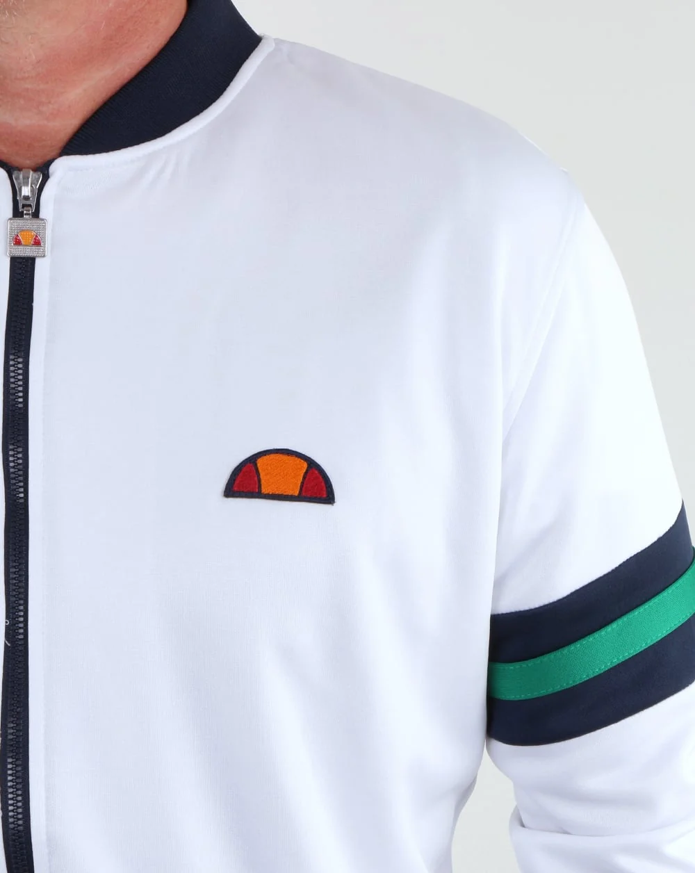 Ellesse Errani Track Top White - Image 2