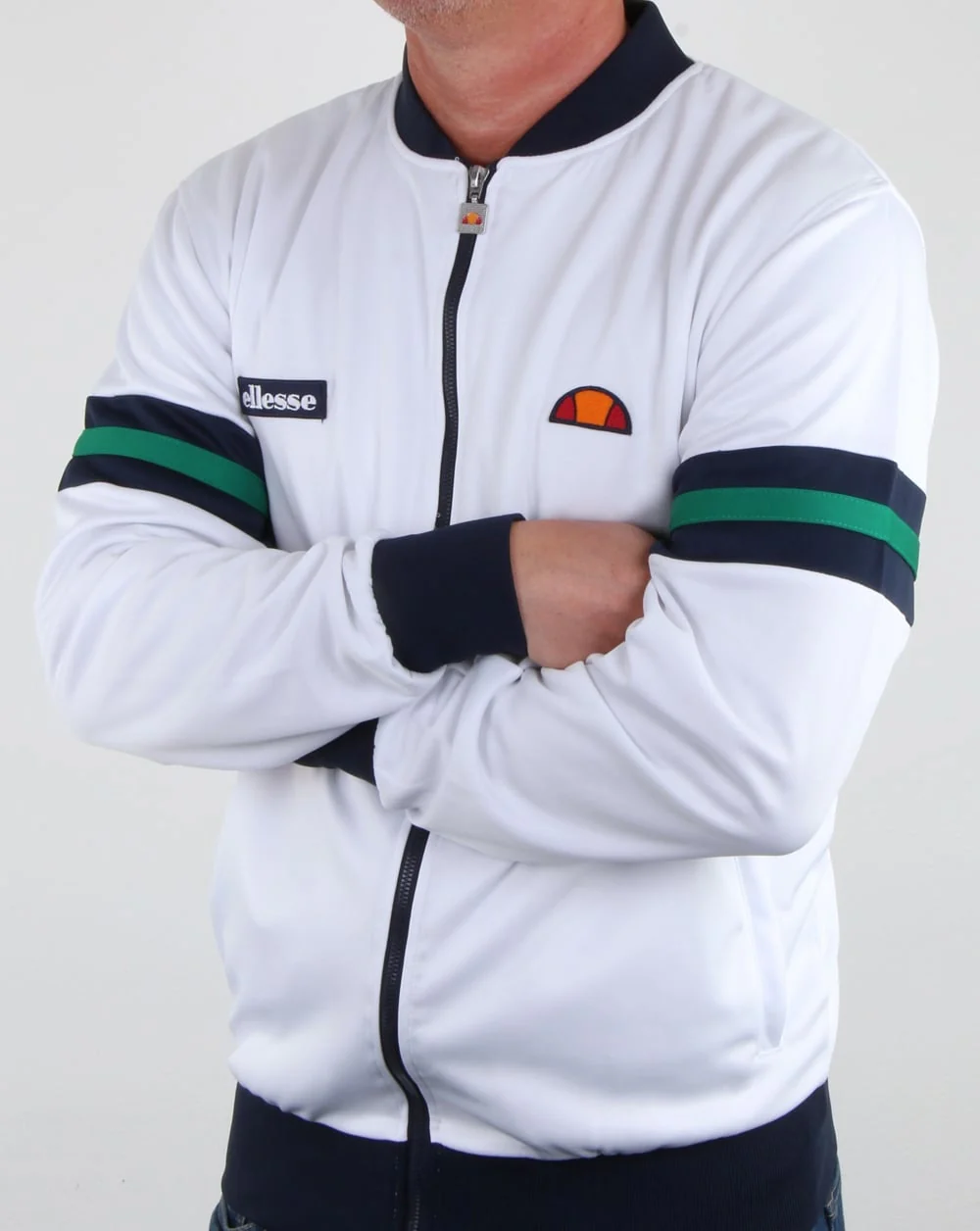 Ellesse Errani Track Top White - Image 3