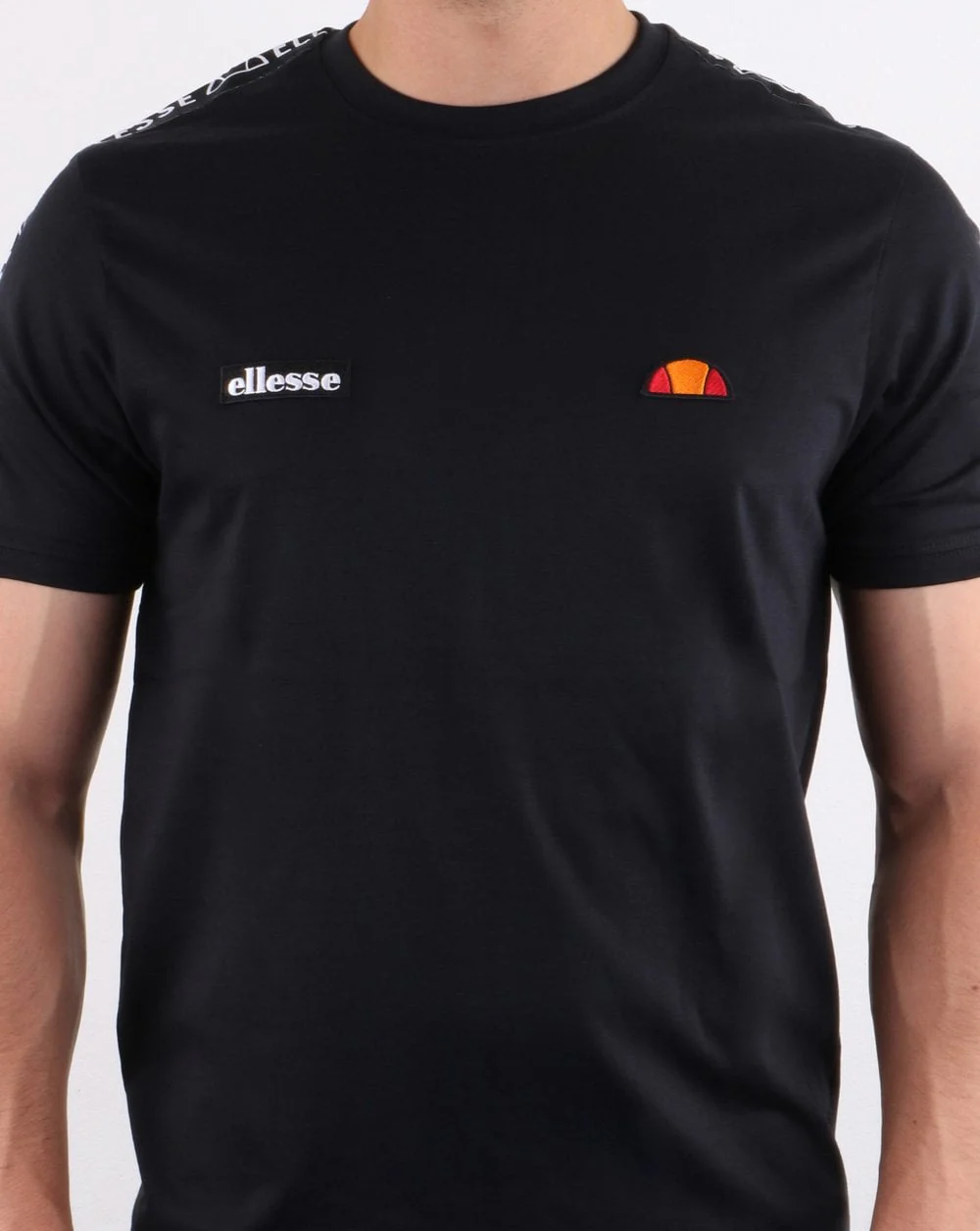 Ellesse Fede Taped T Shirt Black - Image 5