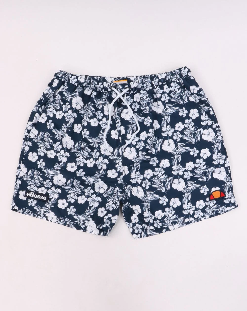 Ellesse Floral Swim Shorts Navy White