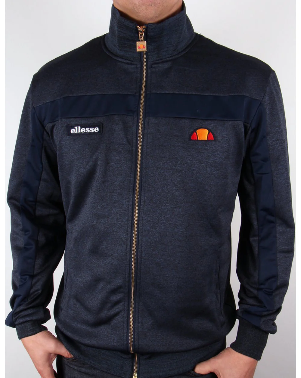 Ellesse Fonda Track Top Navy Marl