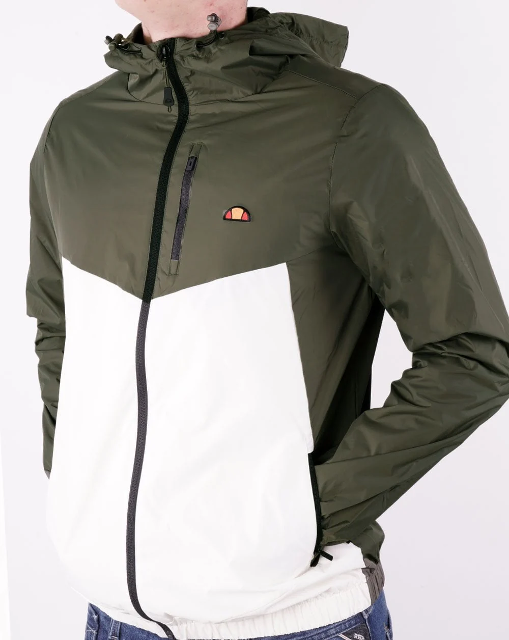 Ellesse Fraction 2 Jacket Khaki/Off White