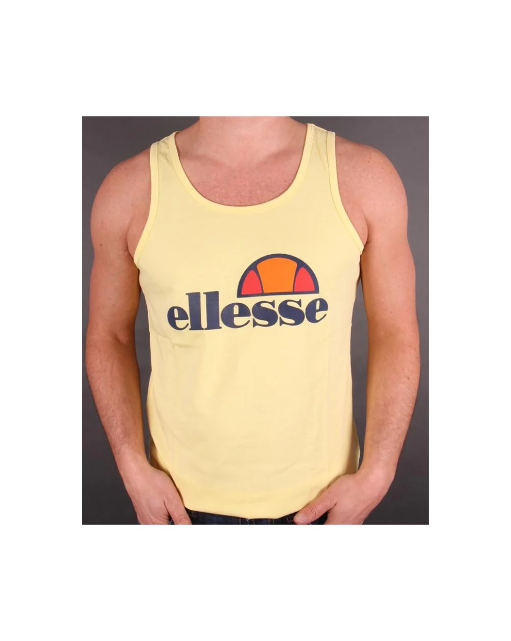 Ellesse Frattini Logo Vest Yellow
