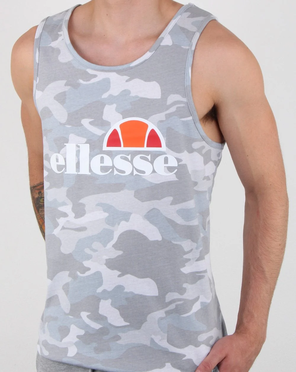Ellesse Frattini Vest Grey Camo - Image 3