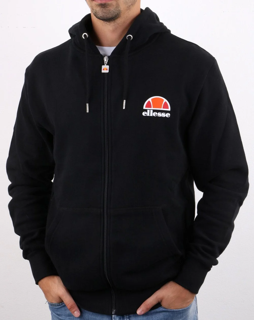 Ellesse Full Zip Hoody Black - Image 2