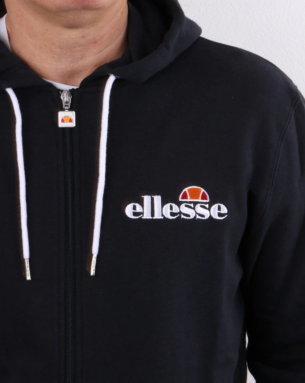 Ellesse Full Zip Hoody Navy - Image 2